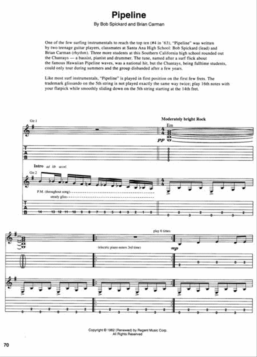 Classic Rock Instrumentals – 2nd Edition Electric Guitar scores gallery preview page 2