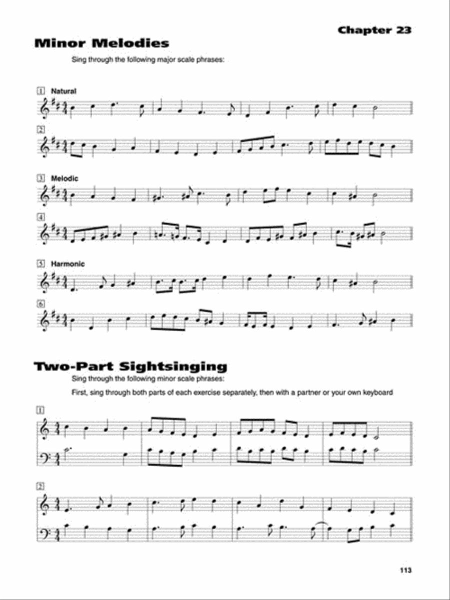 Sightsinging Sightsinging Voice scores gallery preview page 4
