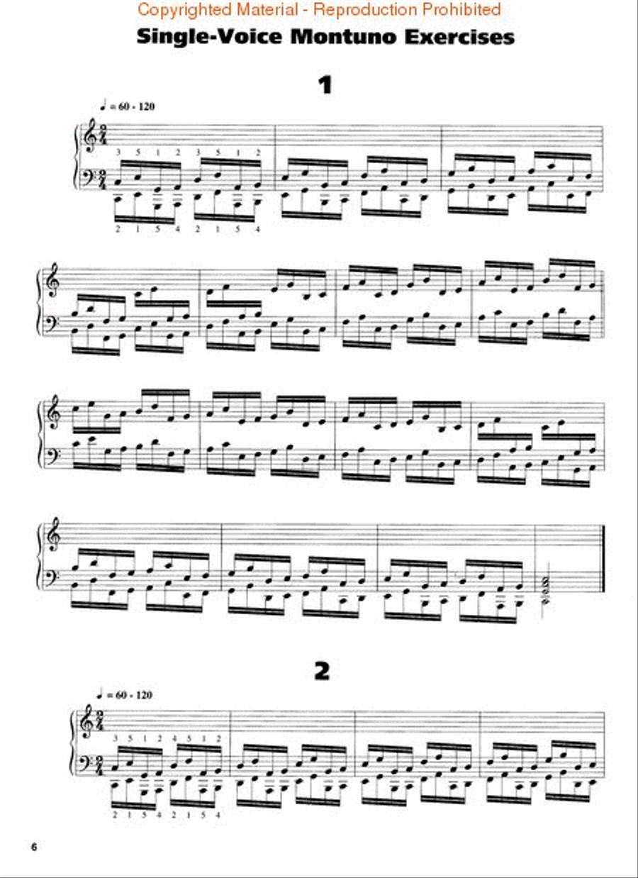 Salsa Hanon Piano Method scores gallery preview page 2