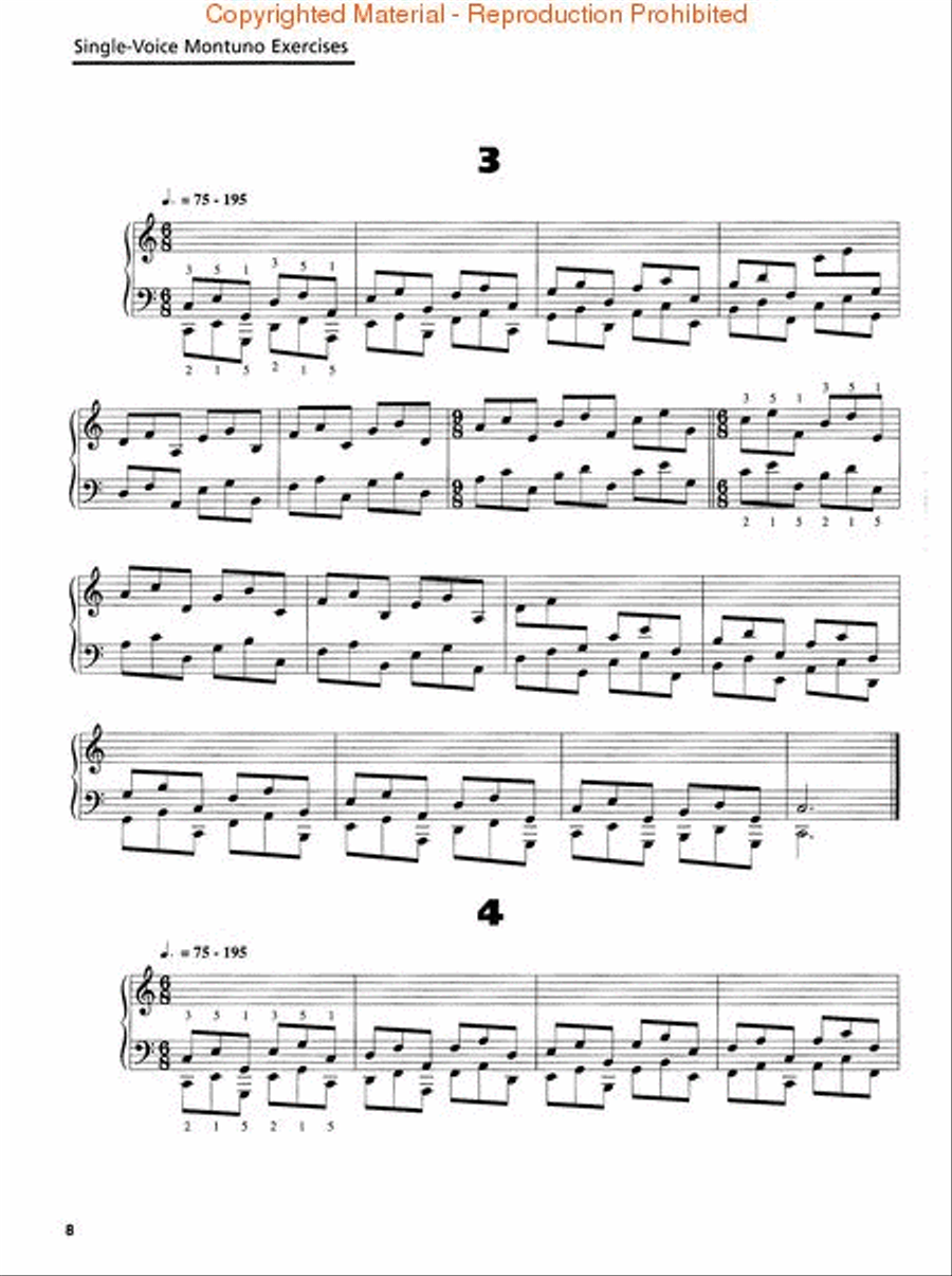 Salsa Hanon Piano Method scores gallery preview page 3