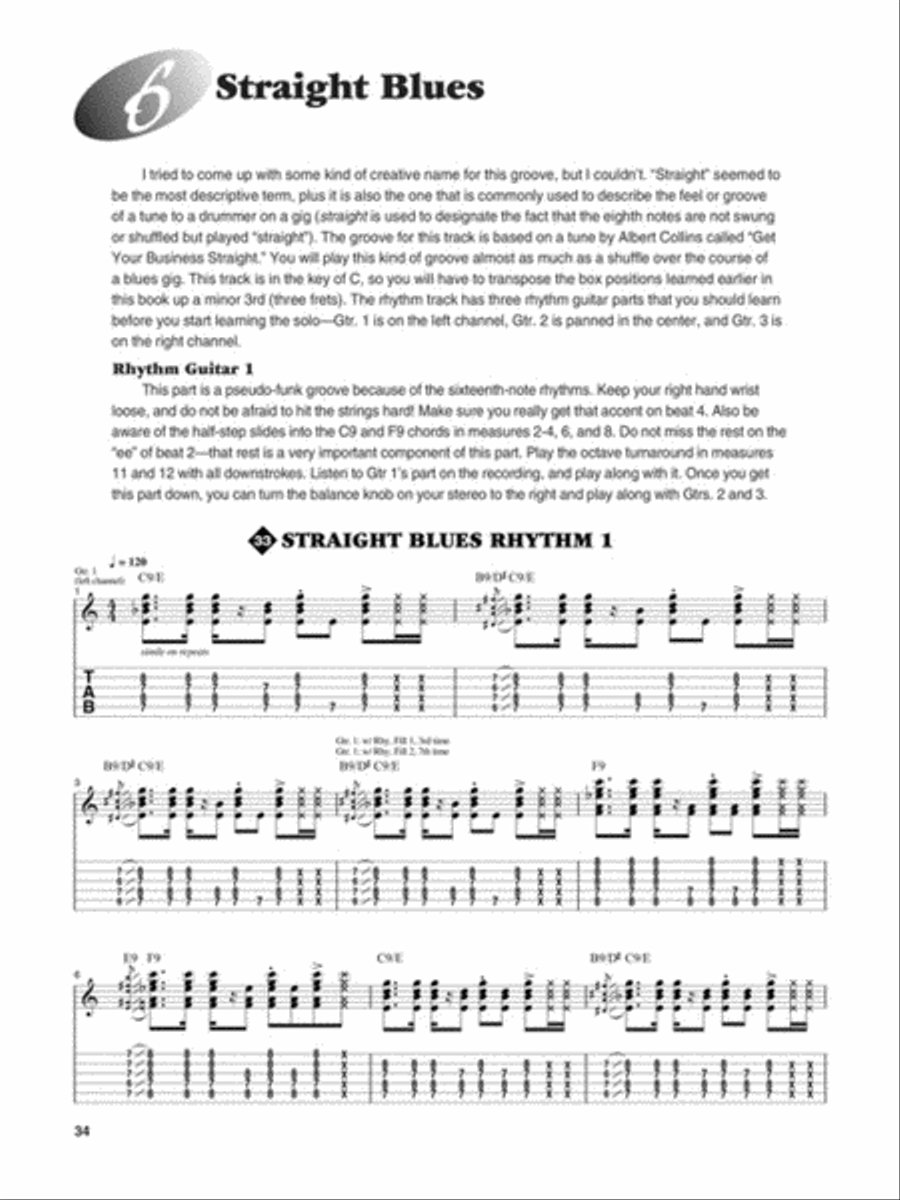 Texas Blues Guitar Texas Blues Guitar Electric Guitar scores gallery preview page 5