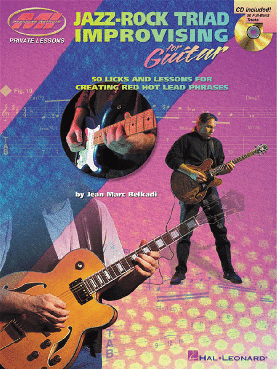 Jazz-Rock Triad Improvising for Guitar Electric Guitar scores gallery preview page 1