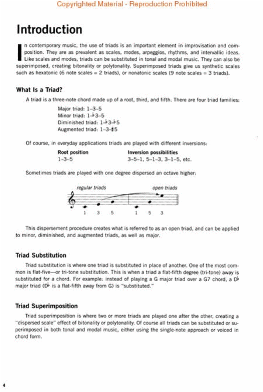 Jazz-Rock Triad Improvising for Guitar Electric Guitar scores gallery preview page 2