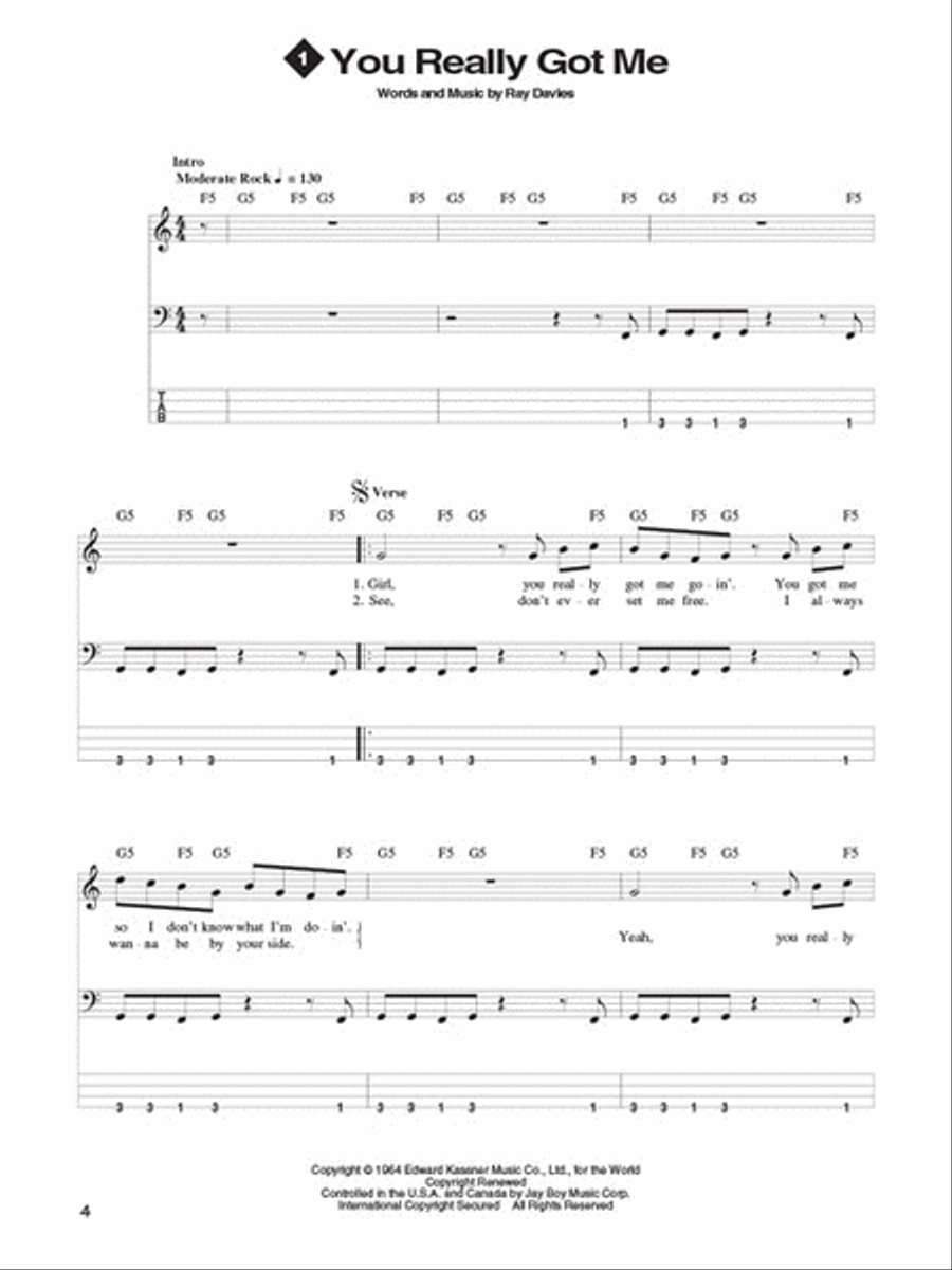 FastTrack Bass Songbook 1 – Level 1