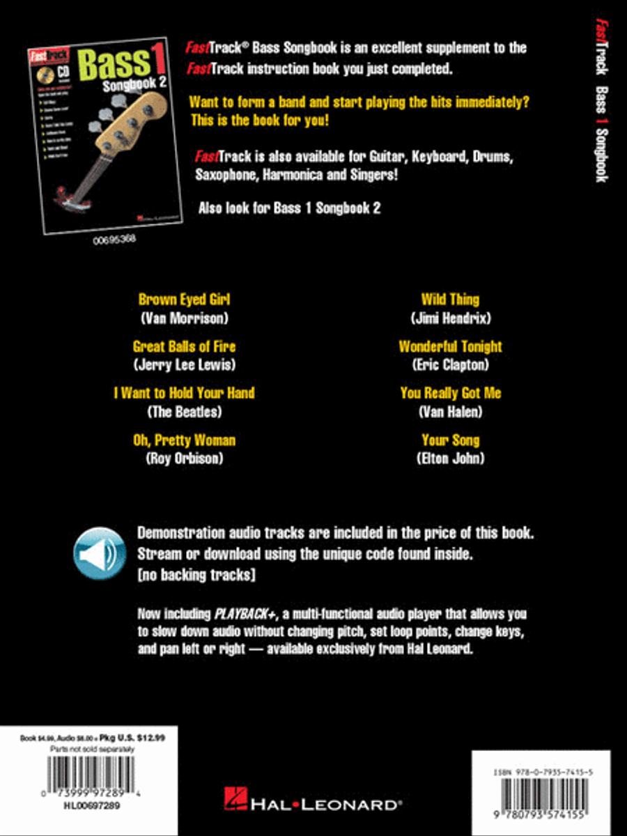 FastTrack Bass Songbook 1 – Level 1