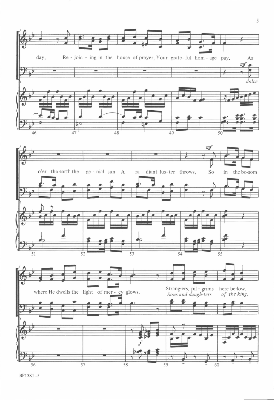 Awake, Awake! Awake, Awake! 4-Part scores gallery preview page 5