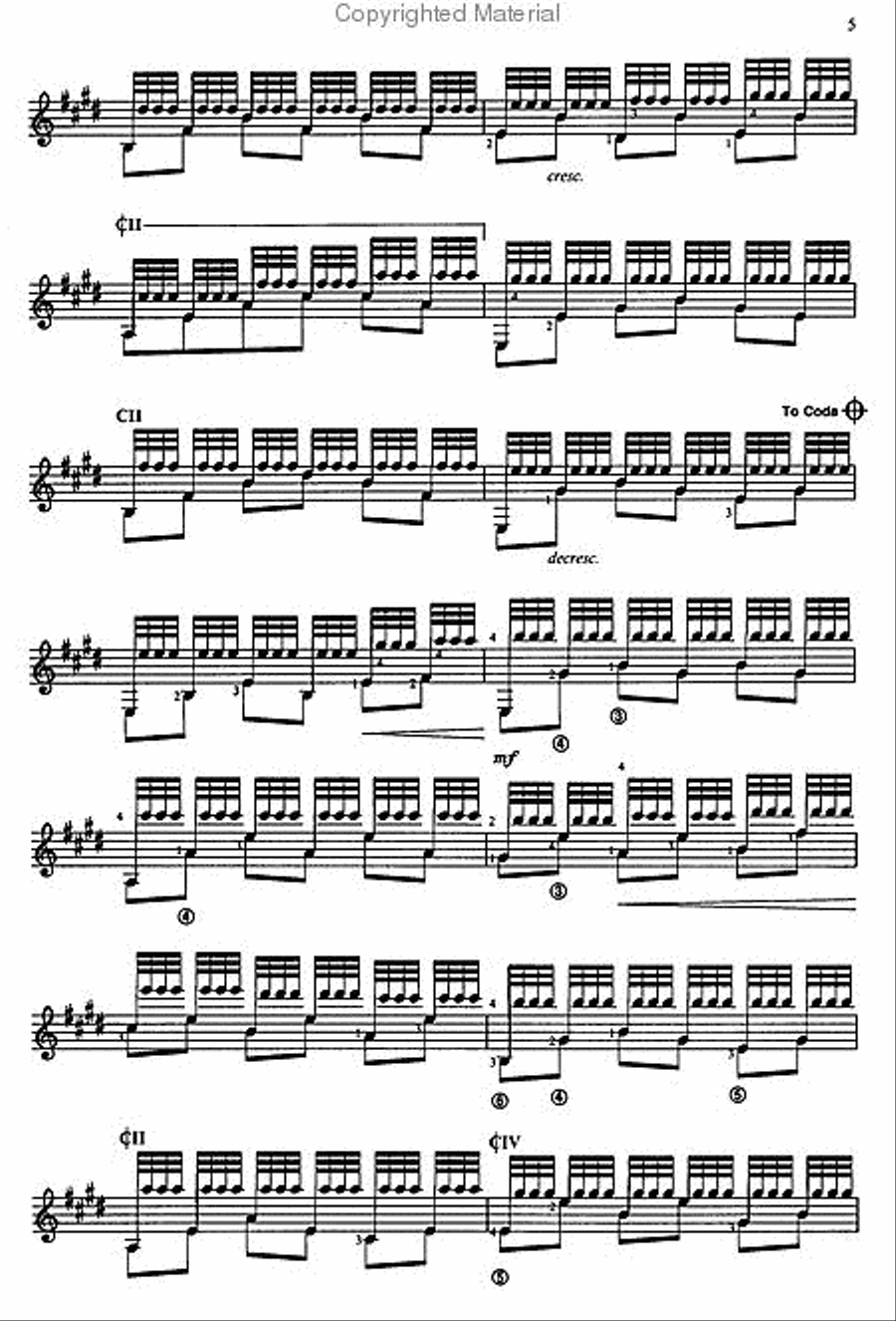 Favorite Solos for Classical Guitar Acoustic Guitar scores gallery preview page 3