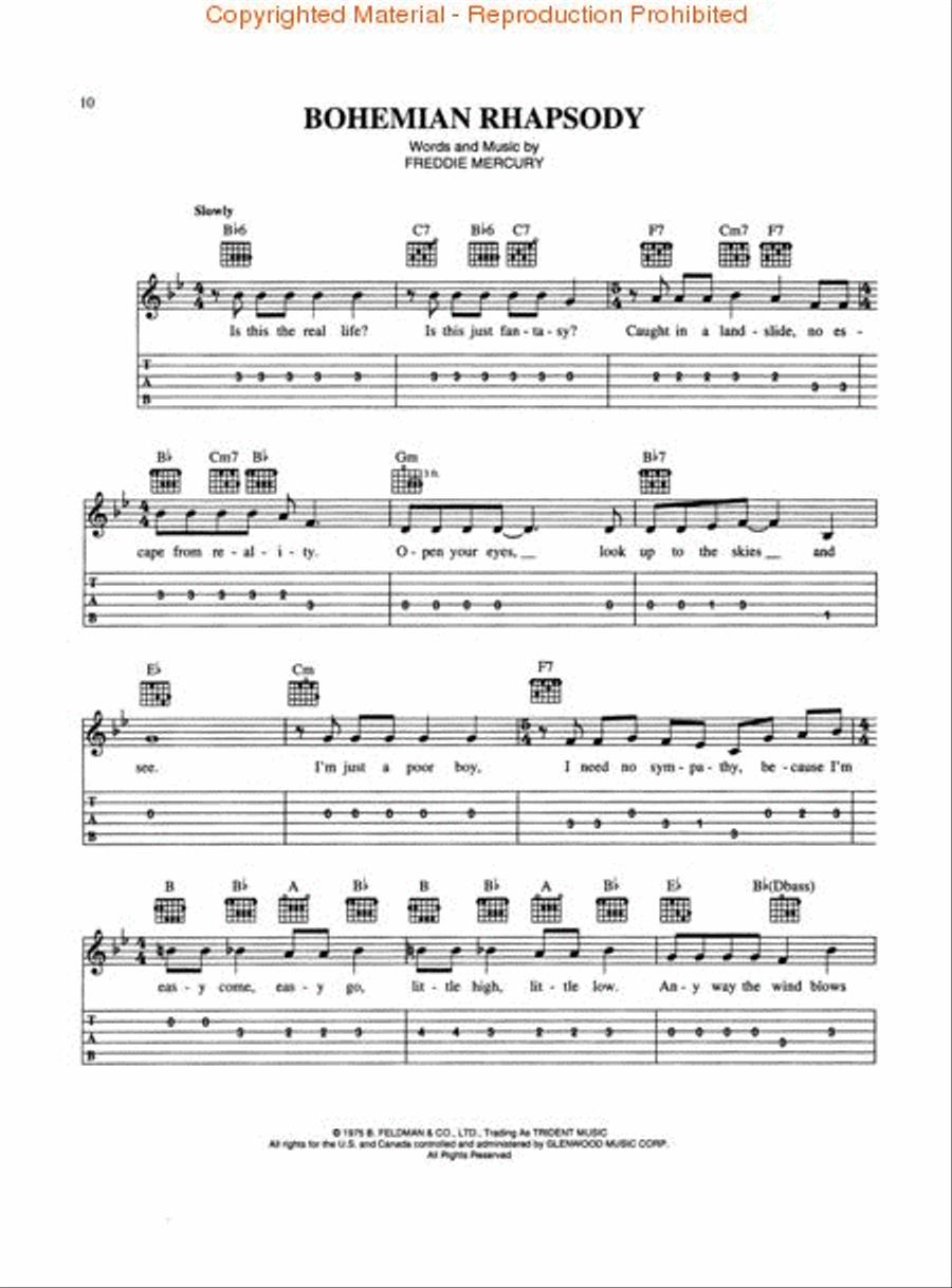 The Best of Queen for Guitar Electric Guitar scores gallery preview page 3