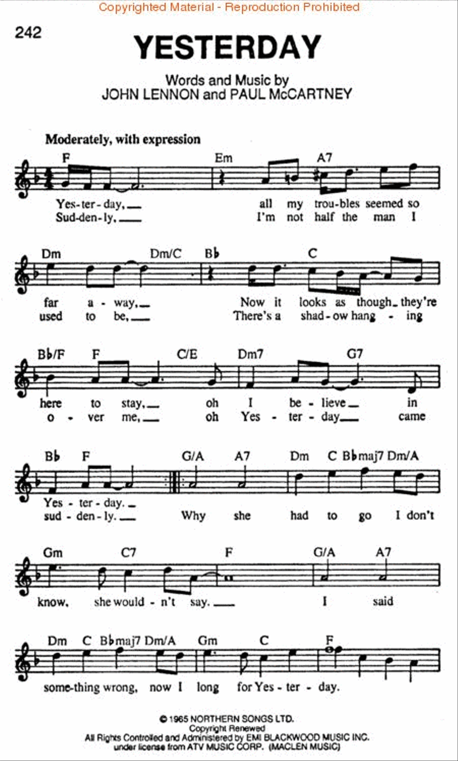 The Beatles Acoustic Guitar scores gallery preview page 3