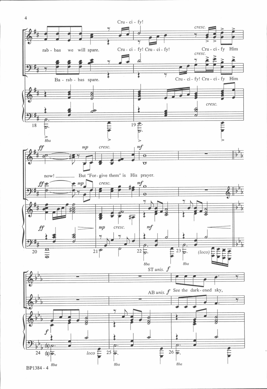 See Gethsemane by Lloyd Larson 4-Part - Sheet Music page 4