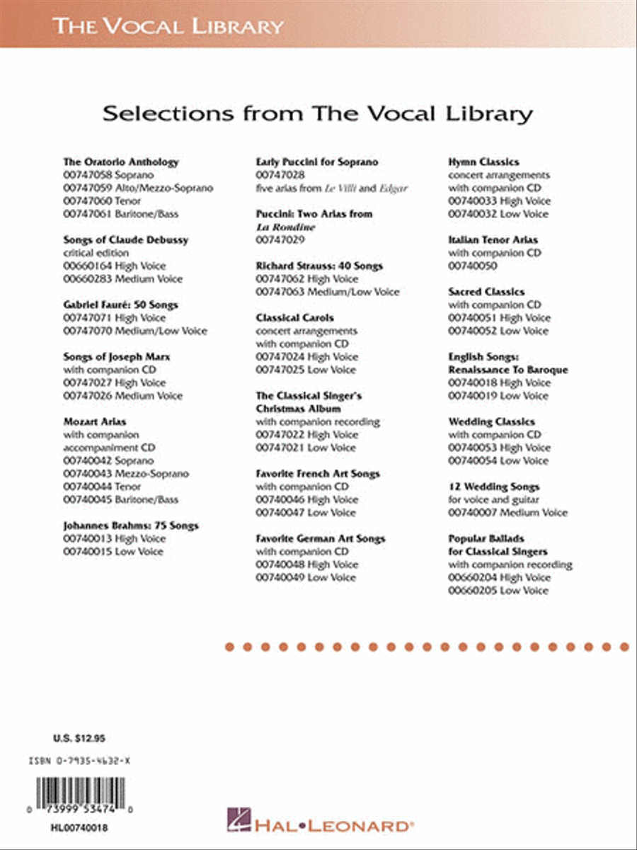 English Songs: Renaissance to Baroque High Voice scores gallery preview page 2