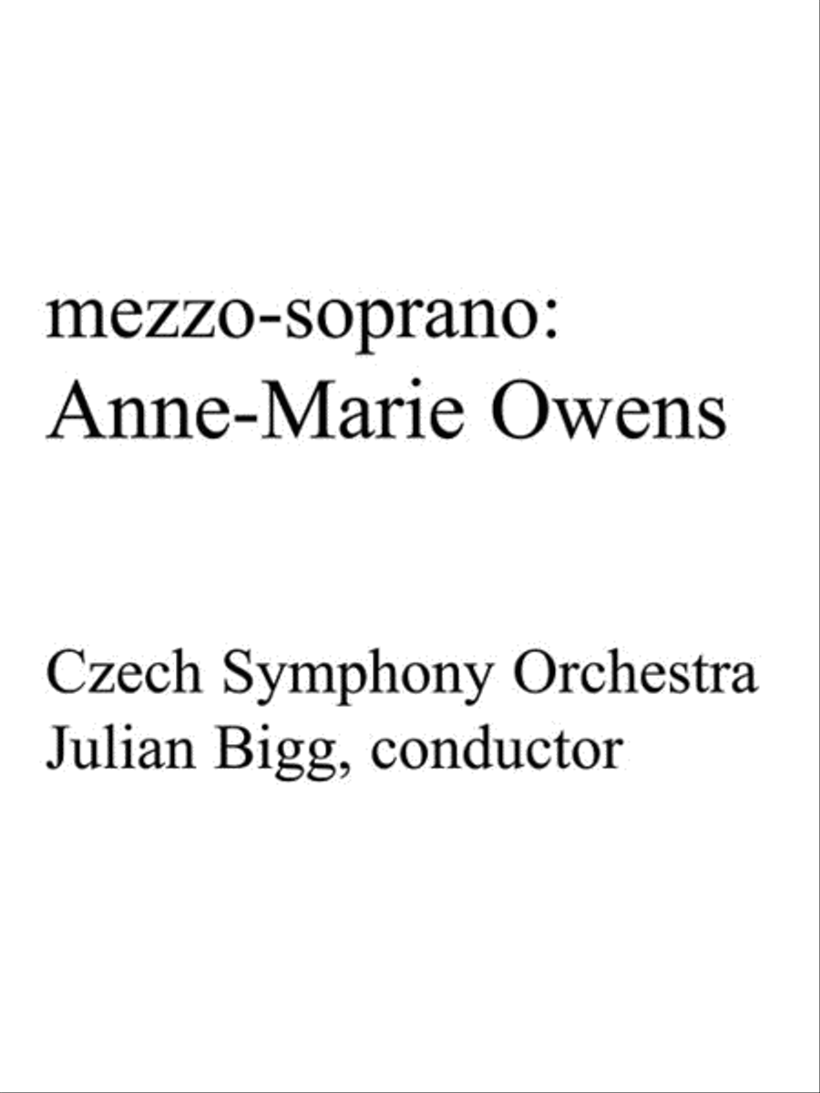 3 Seductive Arias for Mezzo-Soprano