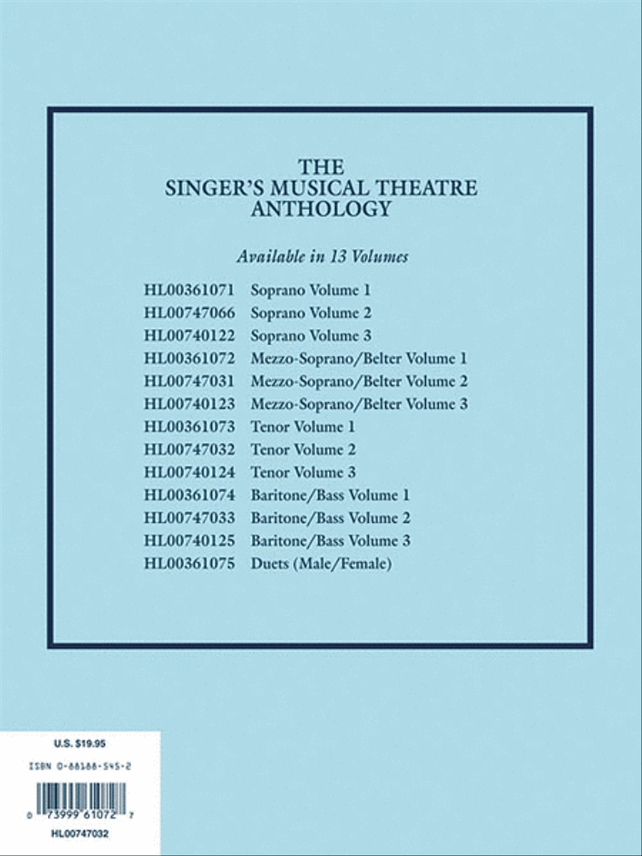 The Singer's Musical Theatre Anthology – Volume 2 Tenor Voice scores gallery preview page 3