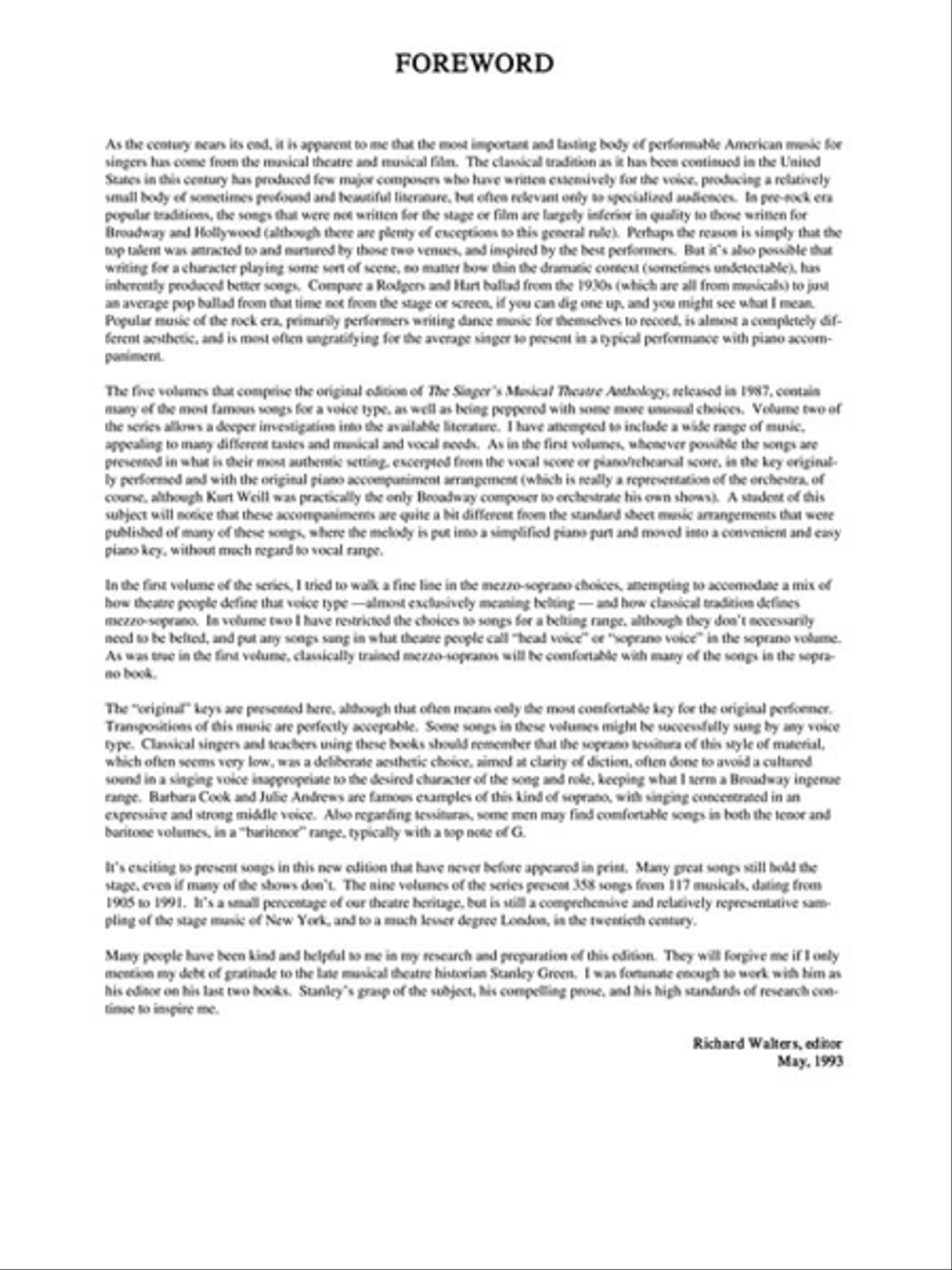 The Singer's Musical Theatre Anthology – Volume 2 Tenor Voice scores gallery preview page 4