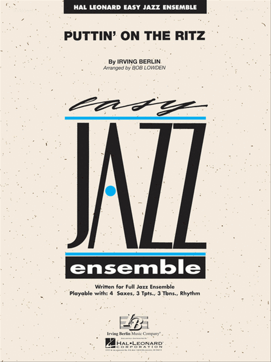 Puttin' on the Ritz Jazz Ensemble scores gallery preview page 1