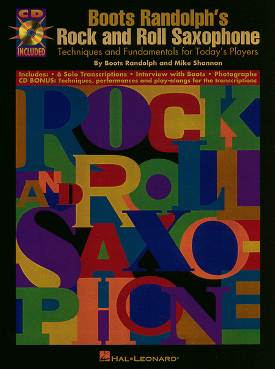 Boots Randolph's Rock & Roll Saxophone Saxophone Solo scores gallery preview page 1