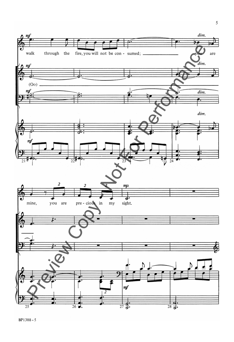 Be Not Afraid Be Not Afraid 4-Part scores gallery preview page 5