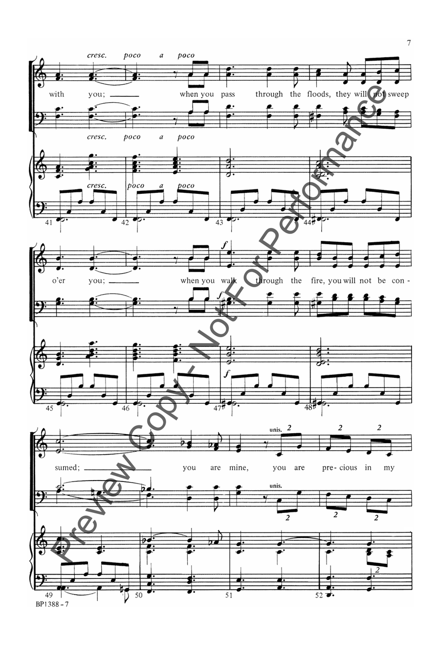Be Not Afraid Be Not Afraid 4-Part scores gallery preview page 7