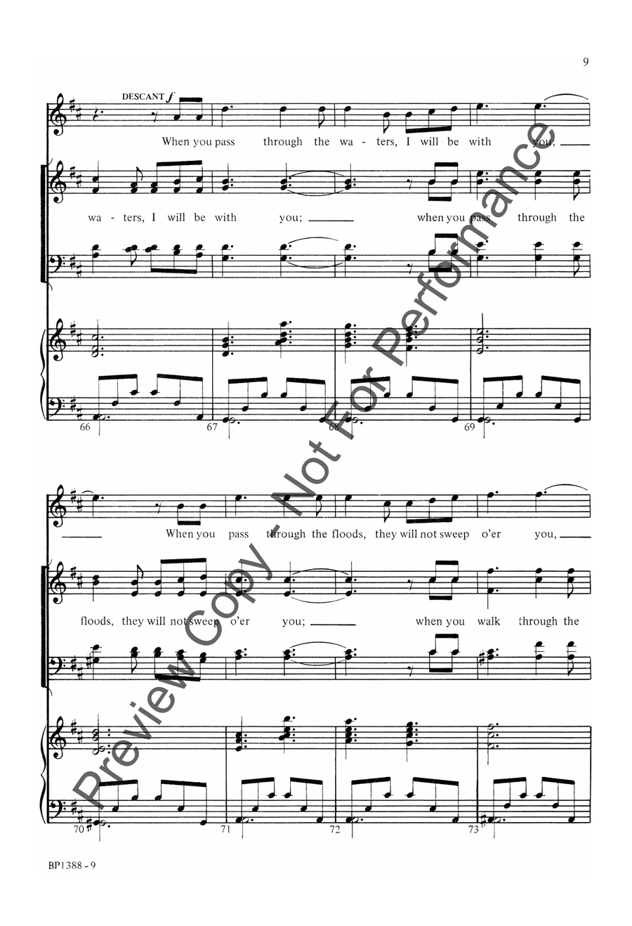 Be Not Afraid Be Not Afraid 4-Part scores gallery preview page 9