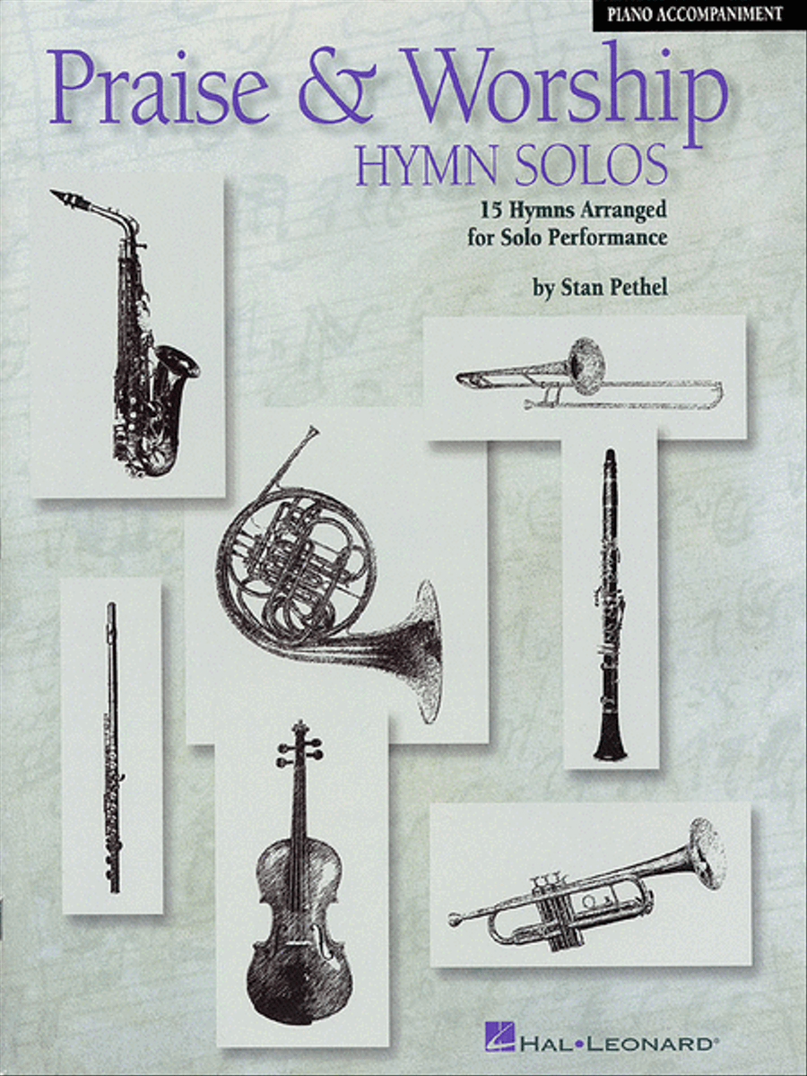 Praise & Worship Hymn Solos Piano Accompaniment scores gallery preview page 1