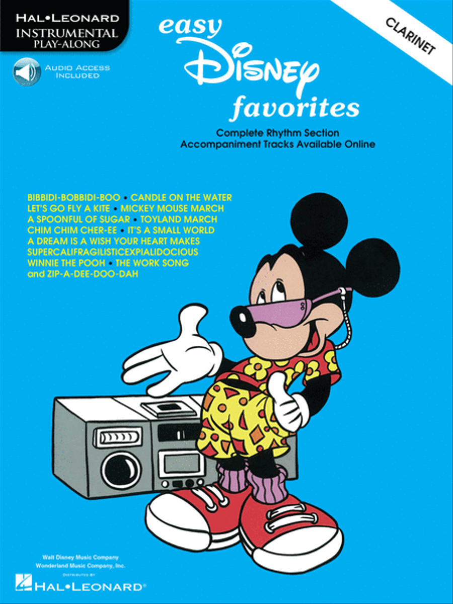 Easy Disney Favorites - Clarinet Clarinet Solo scores gallery preview page 1