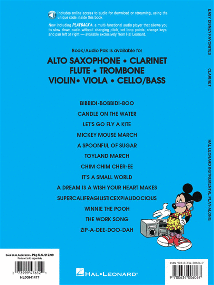 Easy Disney Favorites - Clarinet Clarinet Solo scores gallery preview page 6