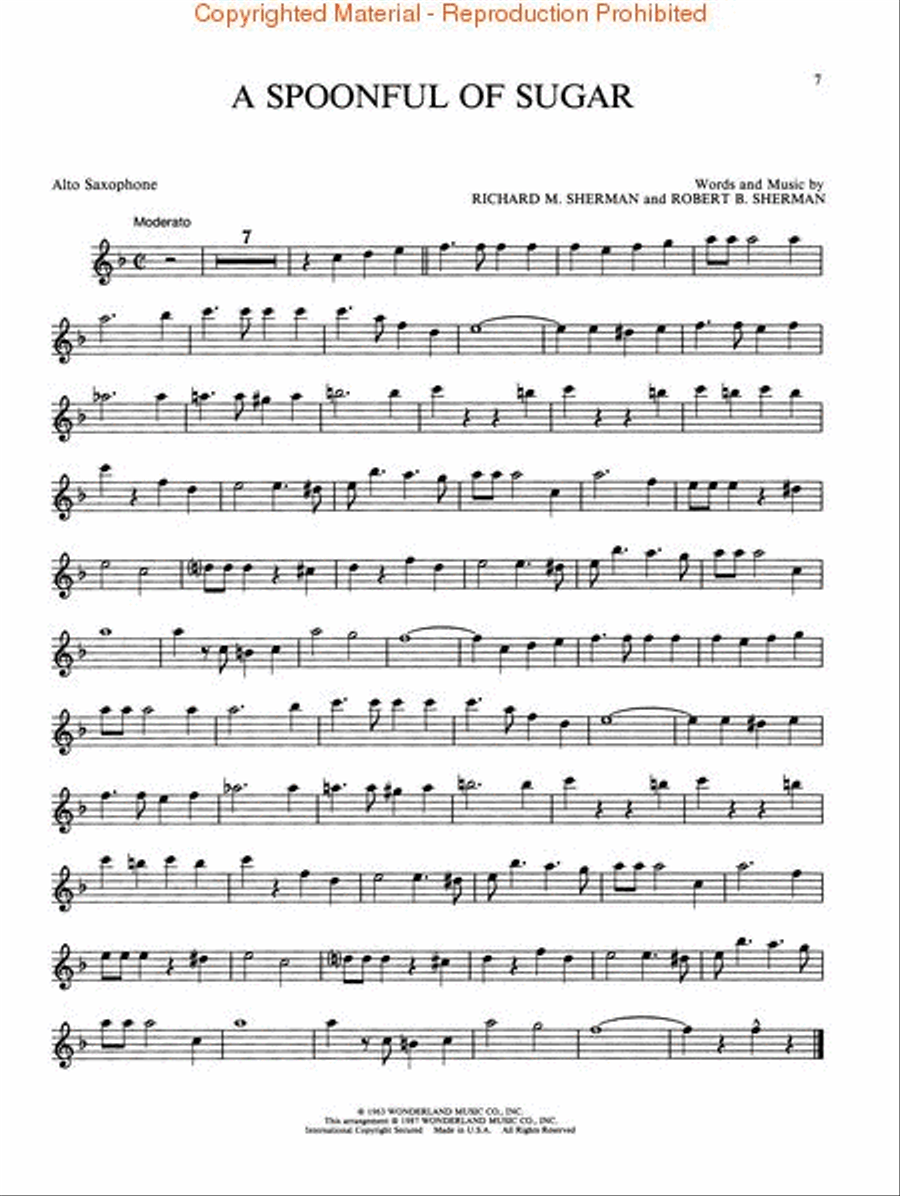 Easy Disney Favorites - Alto Sax