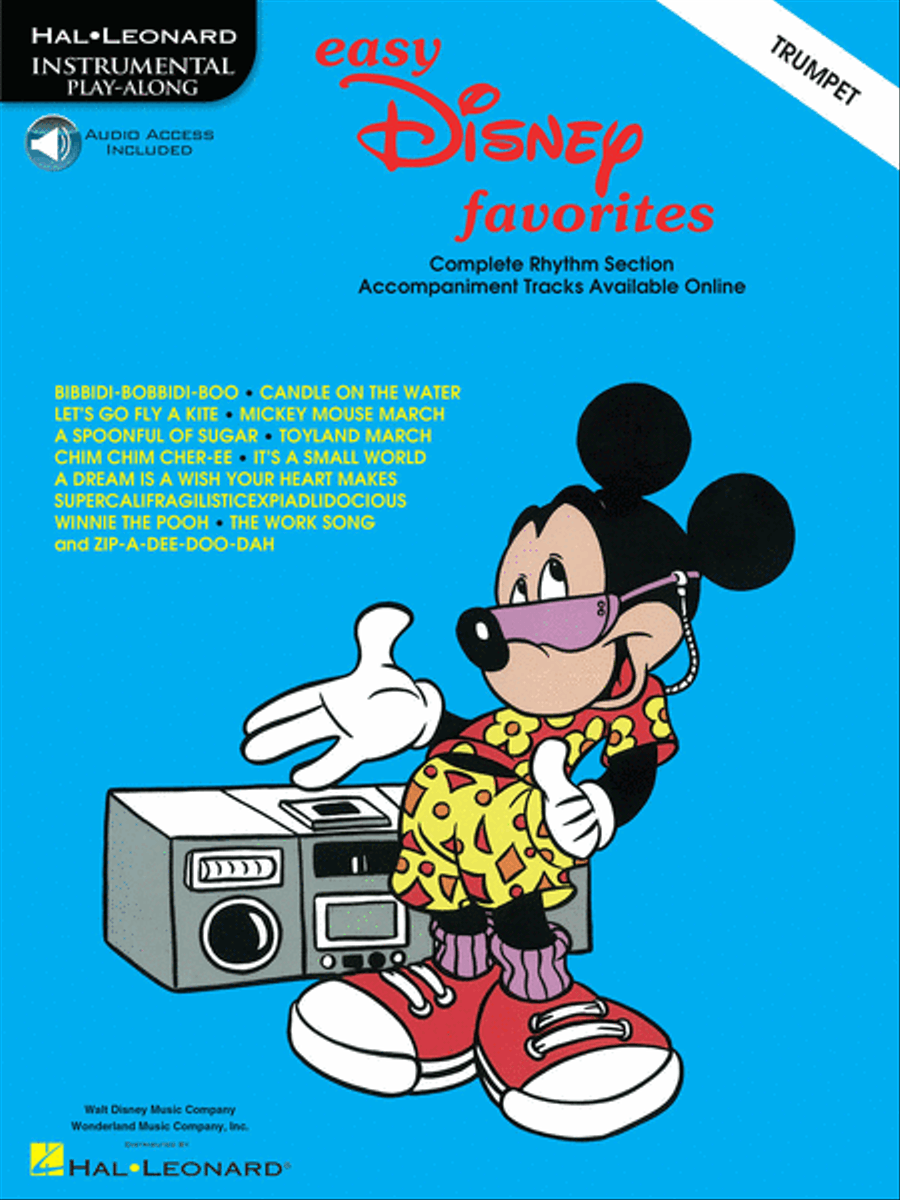 Easy Disney Favorites - Trumpet Trumpet Solo scores gallery preview page 1