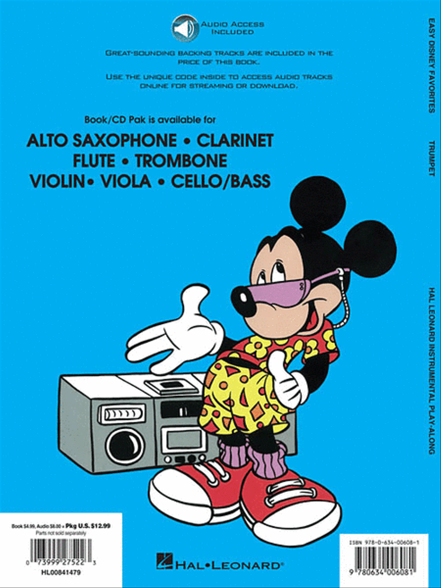 Easy Disney Favorites - Trumpet Trumpet Solo scores gallery preview page 2