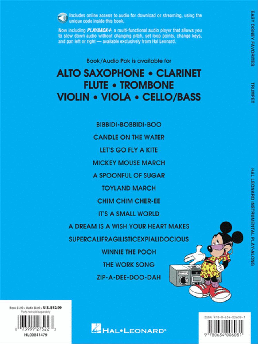 Easy Disney Favorites - Trumpet Trumpet Solo scores gallery preview page 7
