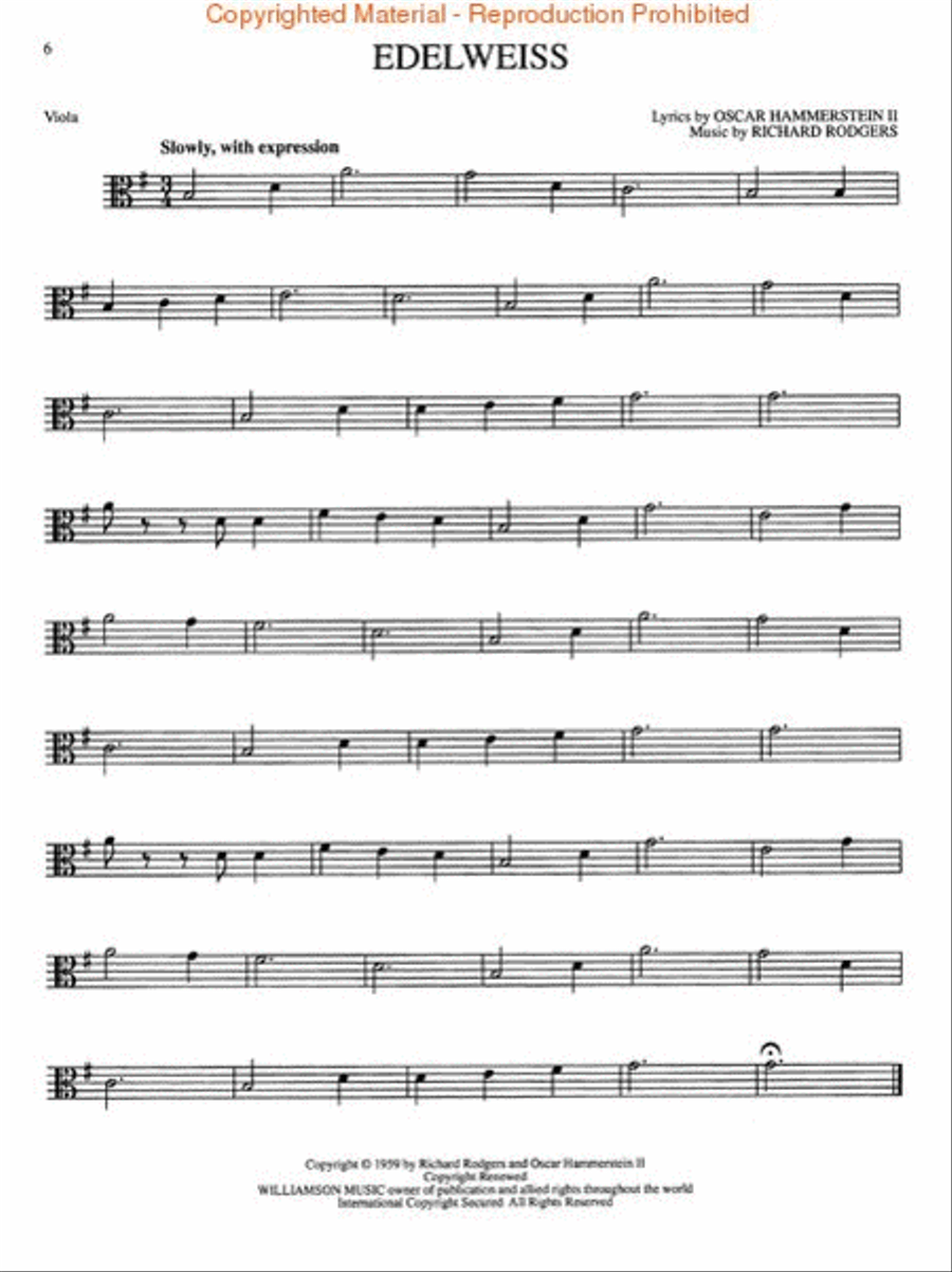 The Sound of Music - Viola