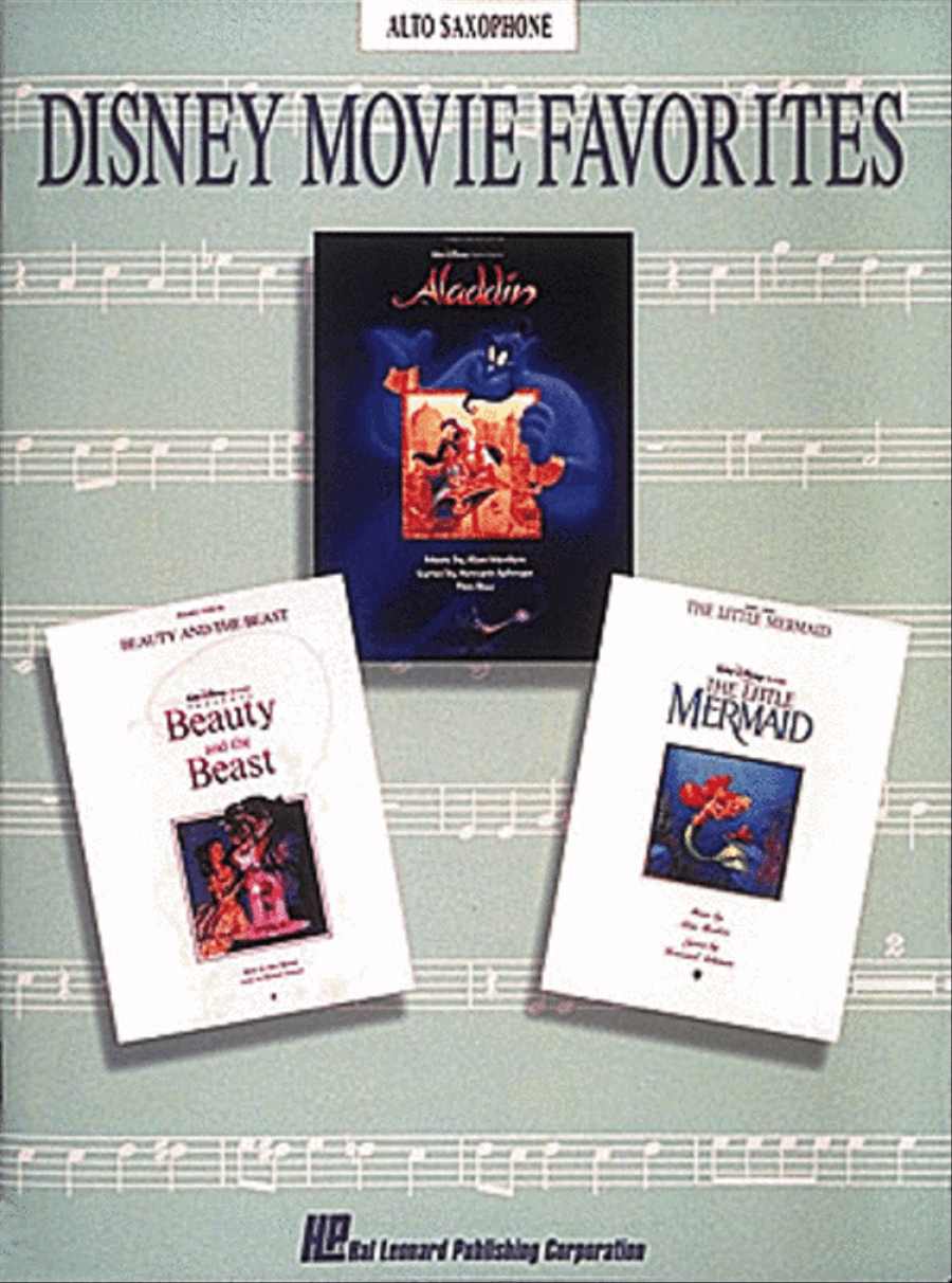 Disney Movie Favorites - Alto Saxophone Alto Saxophone scores gallery preview page 1