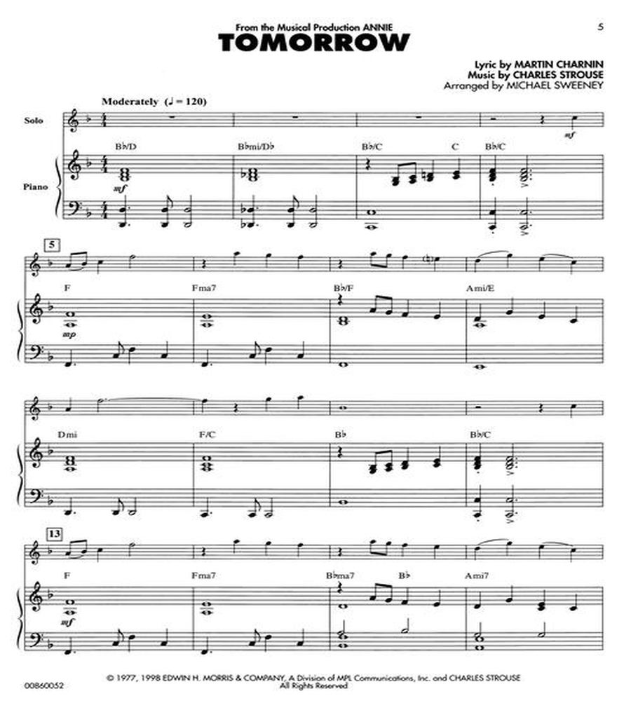 Broadway Favorites - Piano Accompaniment Concert Band Methods scores gallery preview page 4