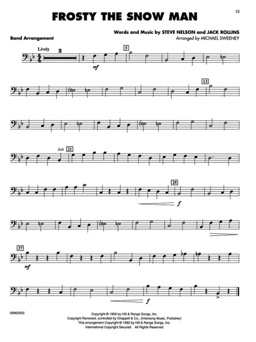 Essential Elements Christmas Favorites by Michael Sweeney Concert Band Methods - Sheet Music page 7