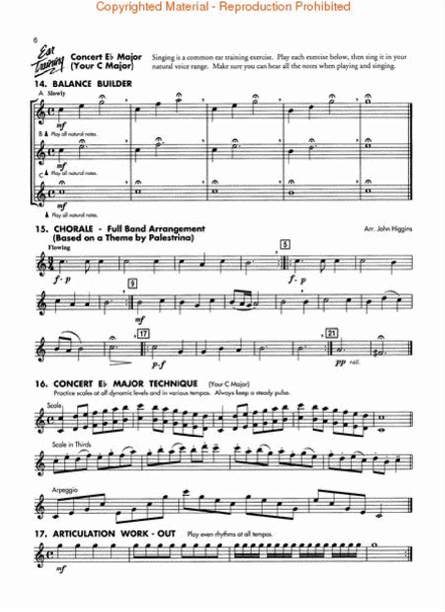 Essential Technique (Original Series) Concert Band Methods scores gallery preview page 3