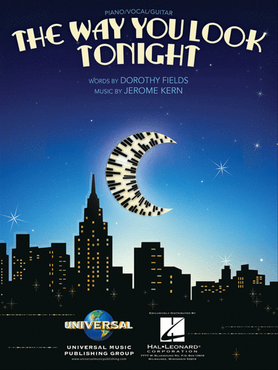 The Way You Look Tonight Piano, Vocal, Guitar scores gallery preview page 1