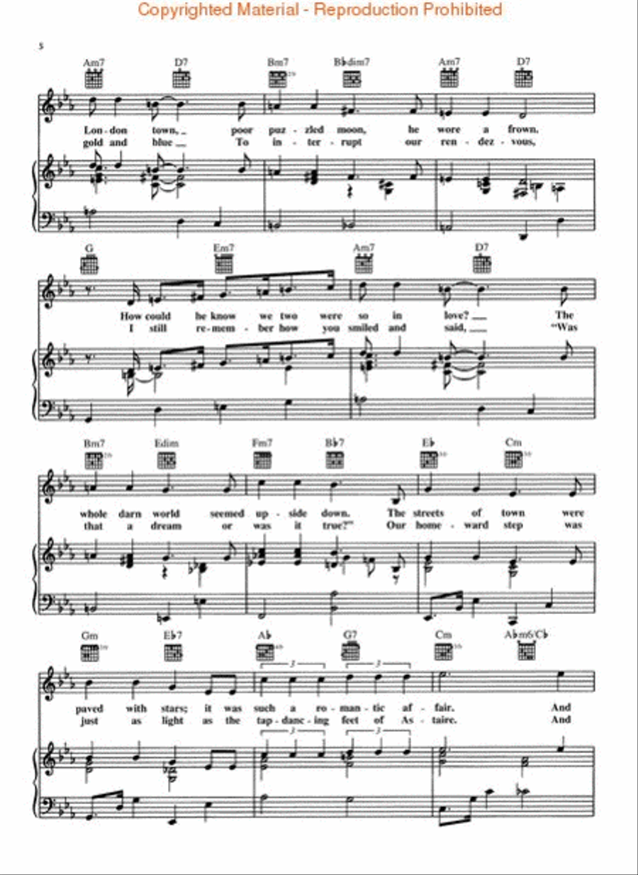 A Nightingale Sang In Berkely Square Piano, Vocal, Guitar scores gallery preview page 3