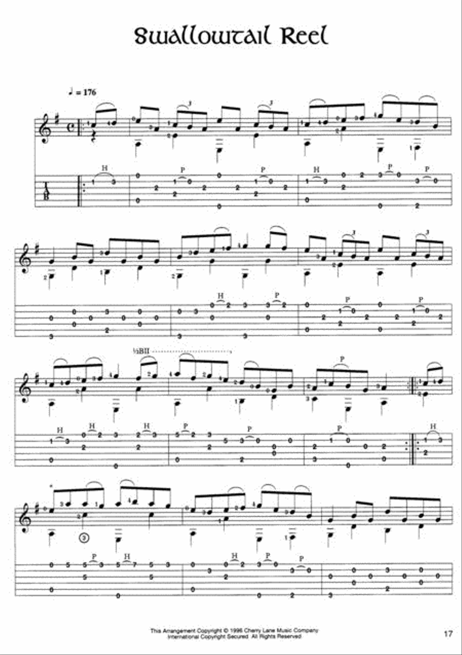 Folk Songs for Solo Guitar Acoustic Guitar scores gallery preview page 2