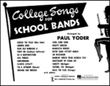 College Songs for School Bands – 2nd Eb Alto Saxophone
