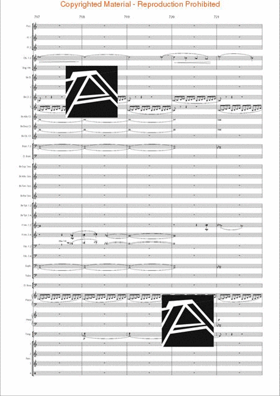 Lord of the Rings, The (Symphony No. 1) - Journey in the Dark - Mvt. IV Concert Band scores gallery preview page 102