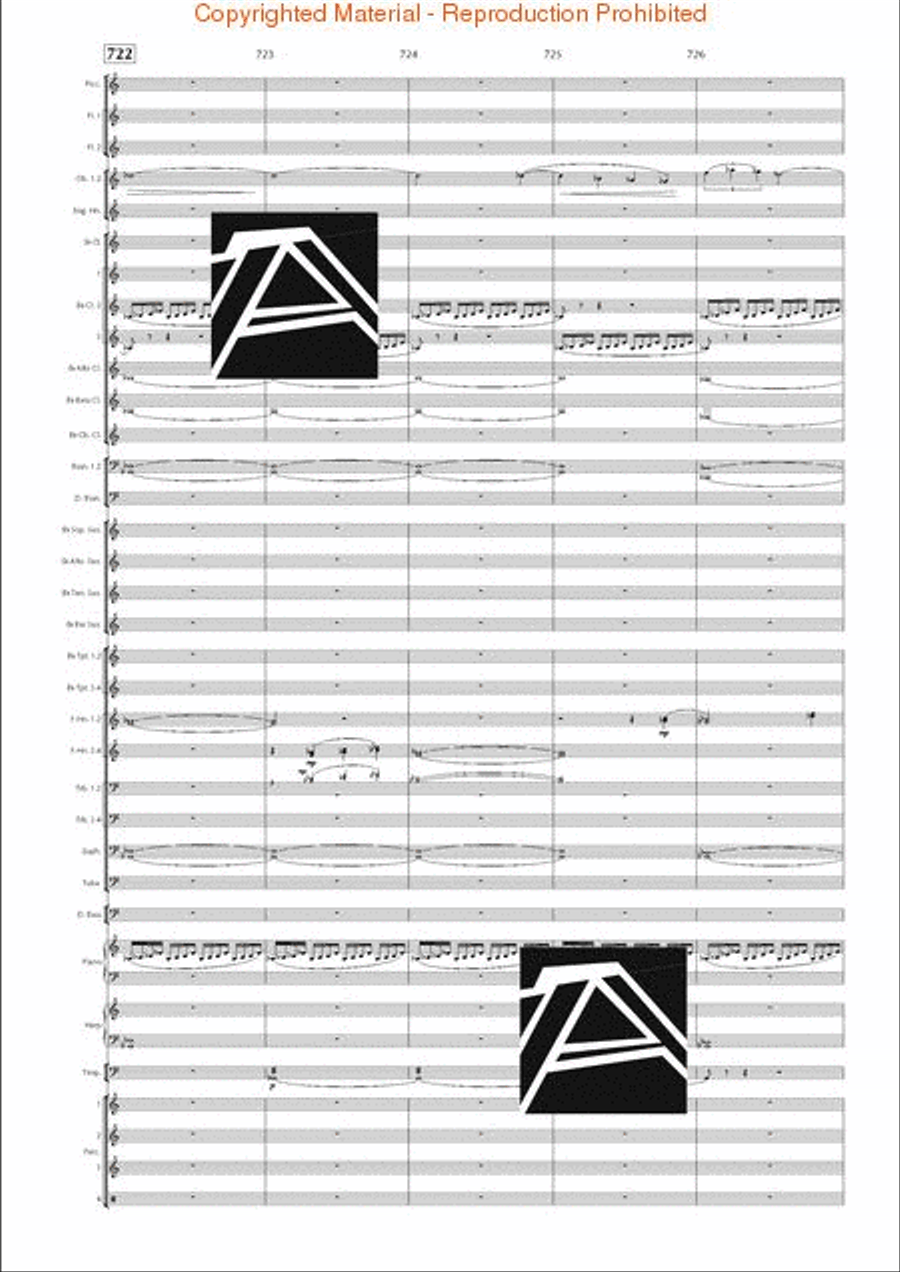 Lord of the Rings, The (Symphony No. 1) - Journey in the Dark - Mvt. IV Concert Band scores gallery preview page 103
