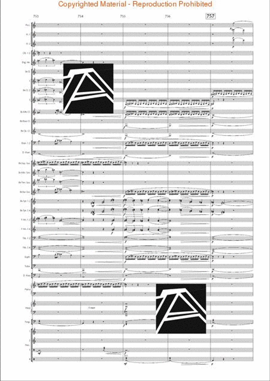 Lord of the Rings, The (Symphony No. 1) - Journey in the Dark - Mvt. IV Concert Band scores gallery preview page 109