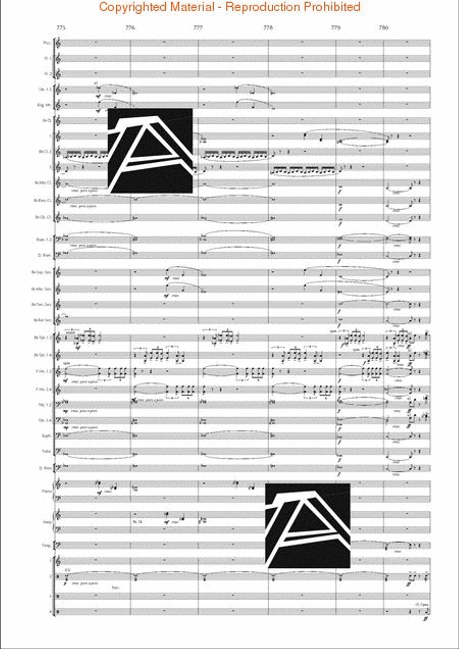 Lord of the Rings, The (Symphony No. 1) - Journey in the Dark - Mvt. IV Concert Band scores gallery preview page 113
