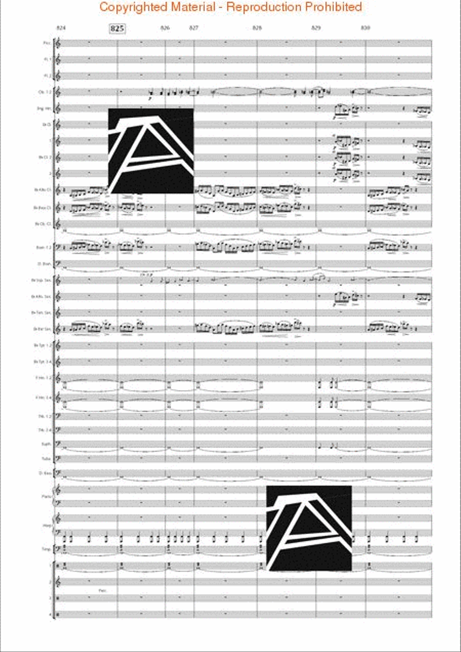 Lord of the Rings, The (Symphony No. 1) - Journey in the Dark - Mvt. IV Concert Band scores gallery preview page 120