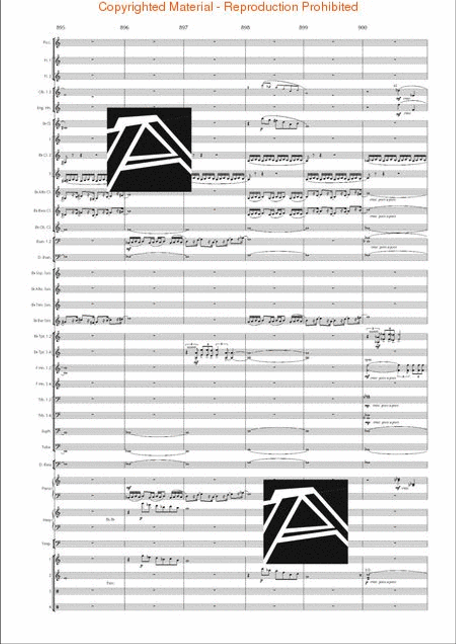 Lord of the Rings, The (Symphony No. 1) - Journey in the Dark - Mvt. IV Concert Band scores gallery preview page 133