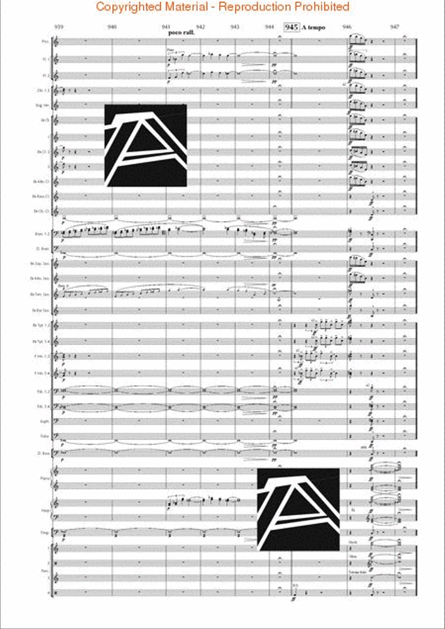 Lord of the Rings, The (Symphony No. 1) - Journey in the Dark - Mvt. IV Concert Band scores gallery preview page 142