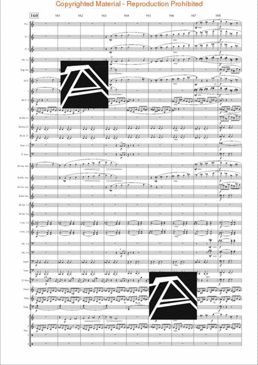 Lord of the Rings, The (Symphony No. 1) - Journey in the Dark - Mvt. IV Concert Band scores gallery preview page 24