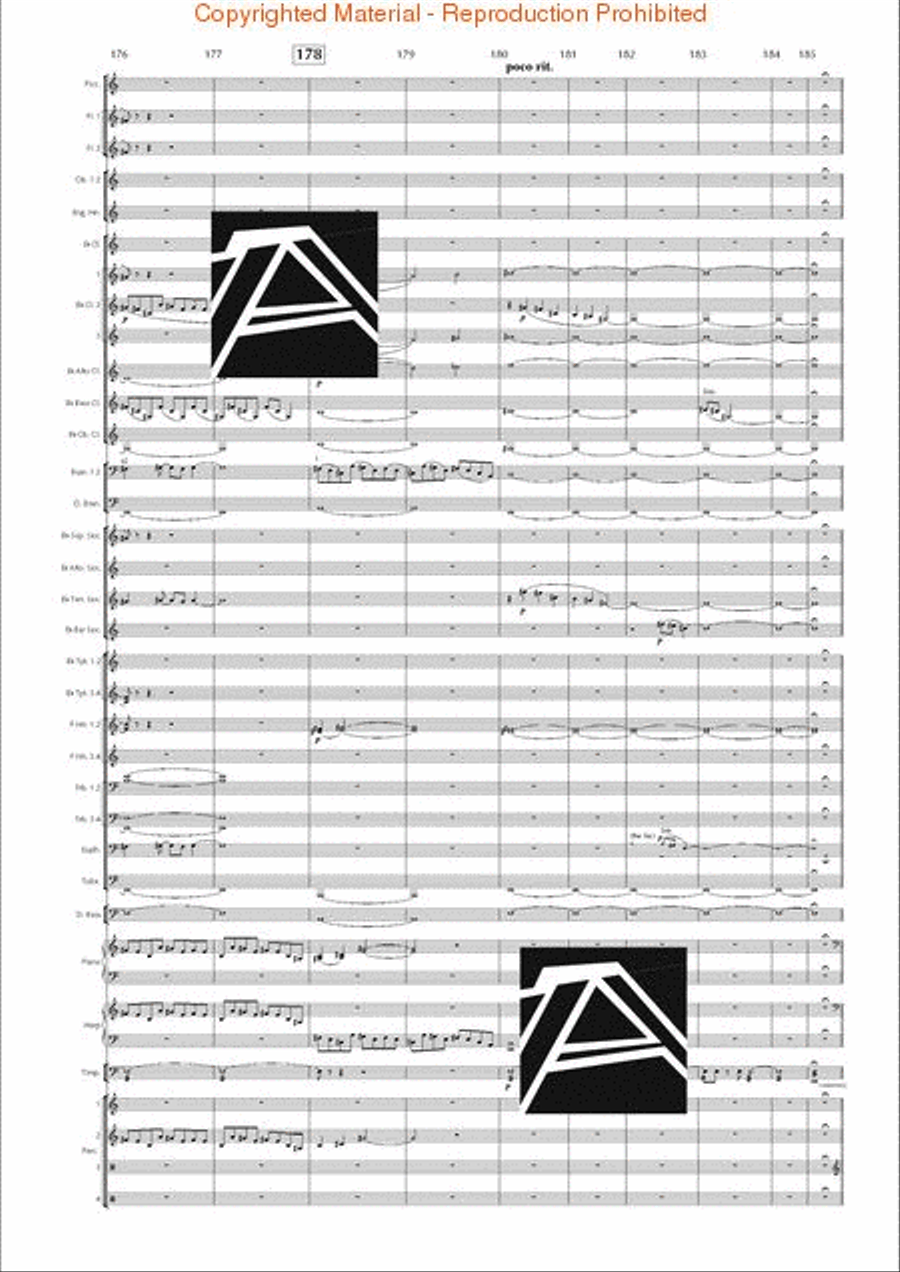 Lord of the Rings, The (Symphony No. 1) - Journey in the Dark - Mvt. IV Concert Band scores gallery preview page 26