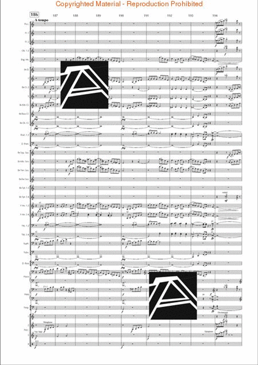 Lord of the Rings, The (Symphony No. 1) - Journey in the Dark - Mvt. IV Concert Band scores gallery preview page 27