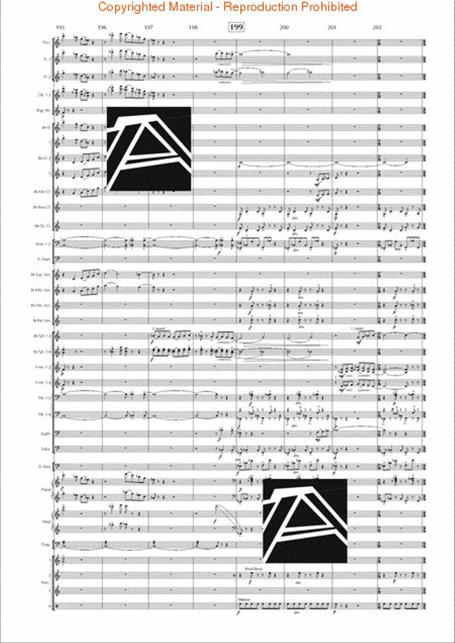 Lord of the Rings, The (Symphony No. 1) - Journey in the Dark - Mvt. IV Concert Band scores gallery preview page 28